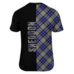 Sneddon Tartan T-Shirt Half of Me - Cross Style