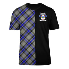 Sneddon Tartan T-Shirt Half of Me - Cross Style