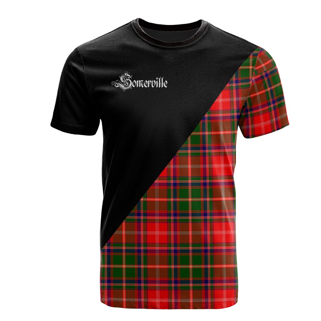 Somerville Modern Tartan - Military T-Shirt