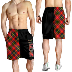 Somerville Modern Tartan Crest Men's Short - Cross Style