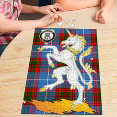 Spalding Tartan Crest Unicorn Scotland Jigsaw Puzzles