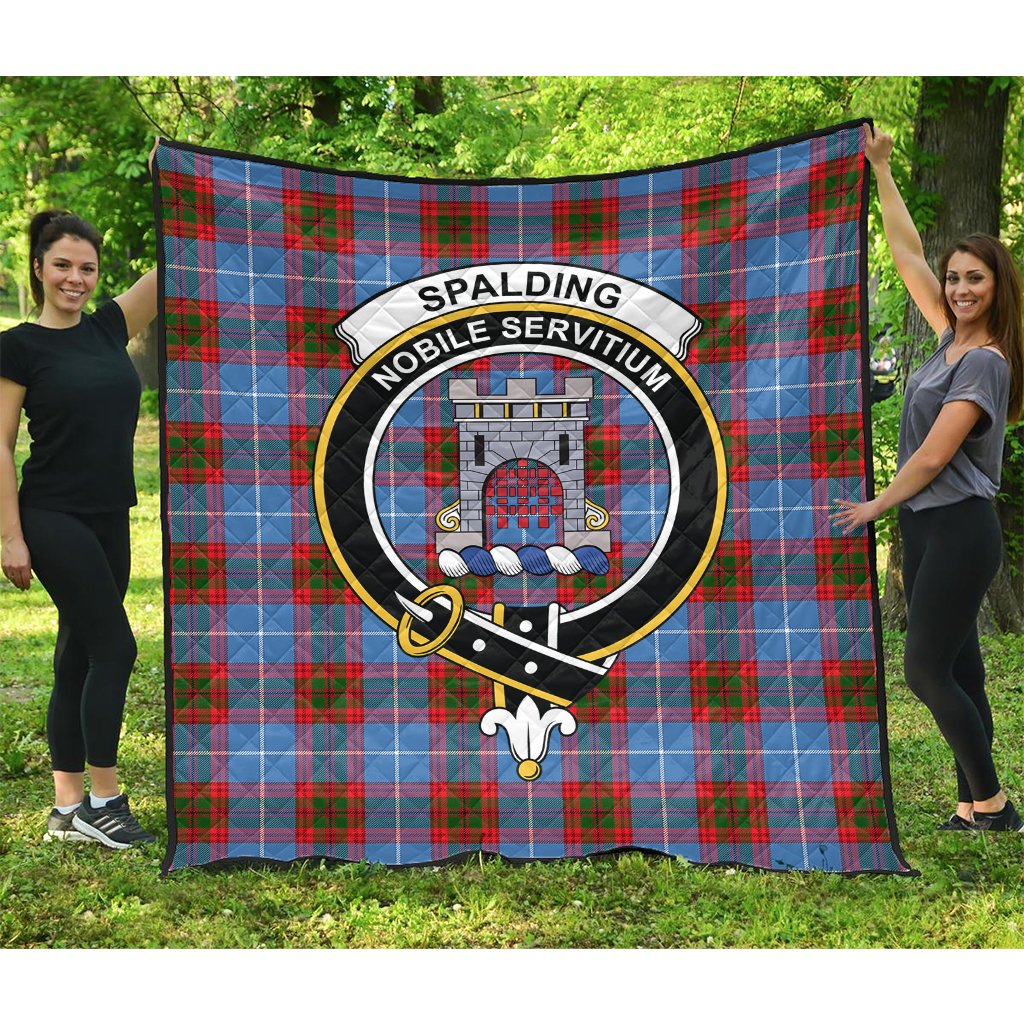 Spalding Tartan Crest Quilt