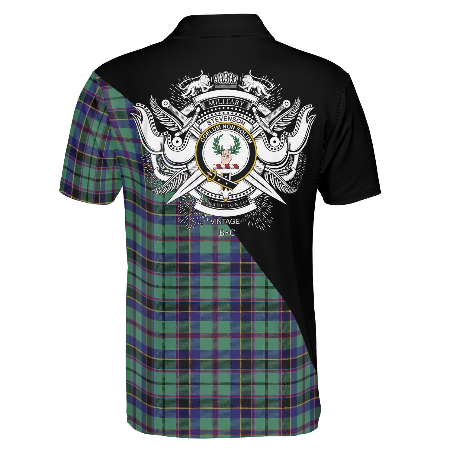 Stevenson Clan - Military Polo Shirt