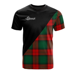 Stewart Atholl Modern Tartan - Military T-Shirt