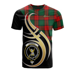 Stewart Atholl Modern Tartan T-shirt - Believe In Me Style