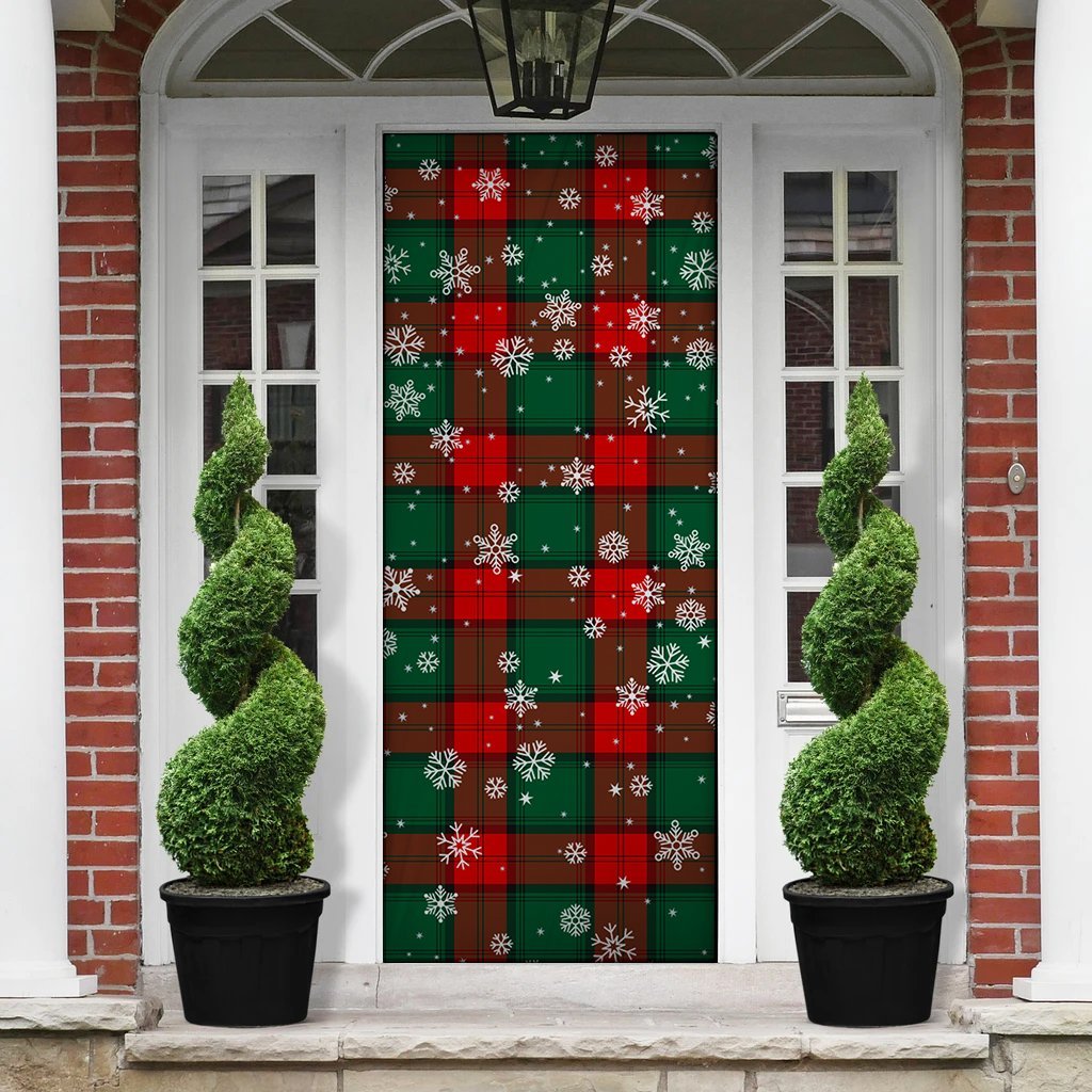 Stewart Atholl Modern Christmas Tartan Door Socks