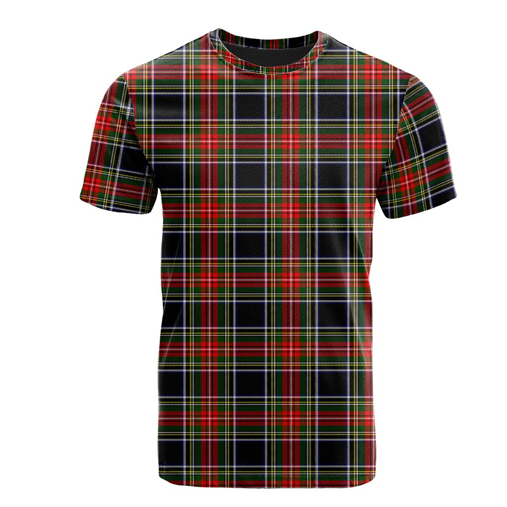 Stewart Black 01 Tartan T-Shirt