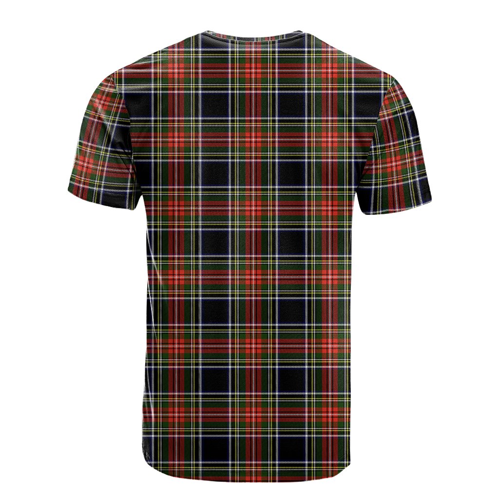 Stewart Black 01 Tartan T-Shirt