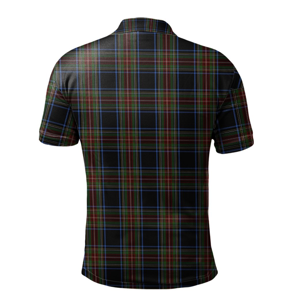 Stewart Black 02 Tartan Polo Shirt