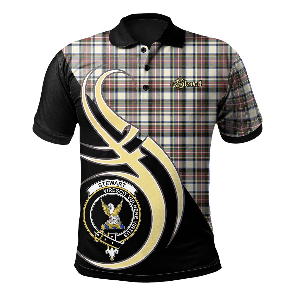 Stewart Dress Ancient Tartan Polo Shirt - Believe In Me Style