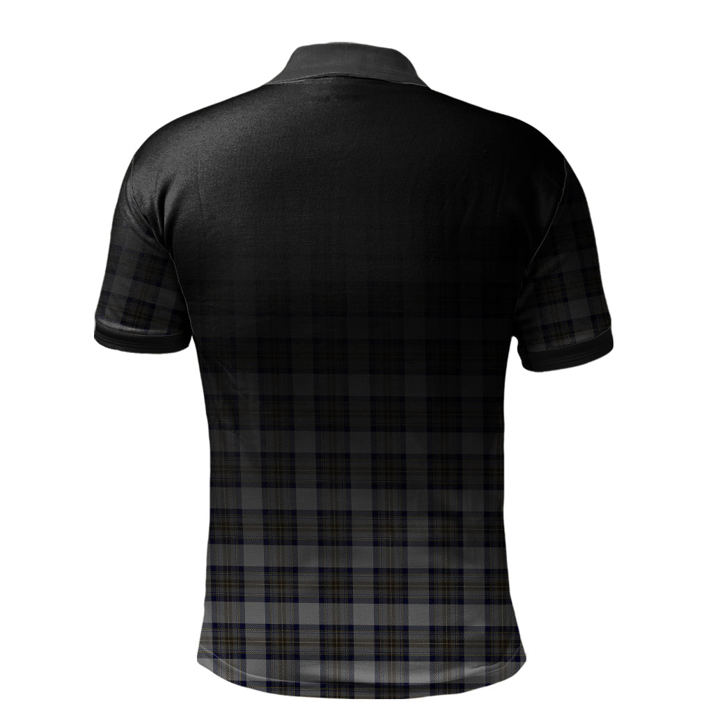 Stewart Dress Blue Tartan Polo Shirt - Alba Celtic Style