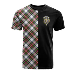 Stewart Dress Modern  Tartan T-Shirt Half of Me - Cross Style