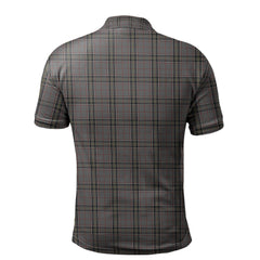 Stewart Grey Tartan Polo Shirt