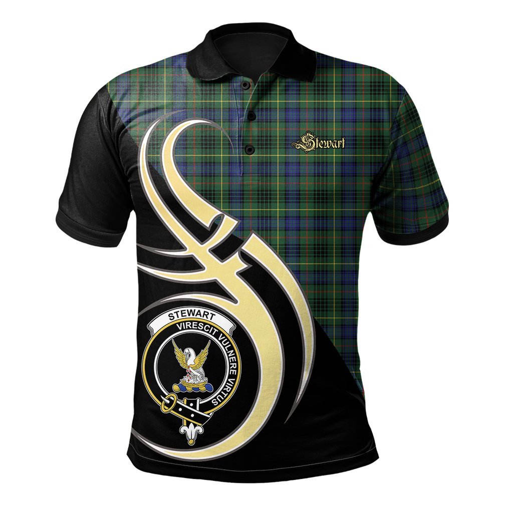 Stewart Hunting Modern Tartan Polo Shirt - Believe In Me Style
