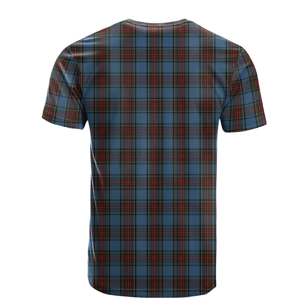 Stewart Royal Blue Tartan T-Shirt