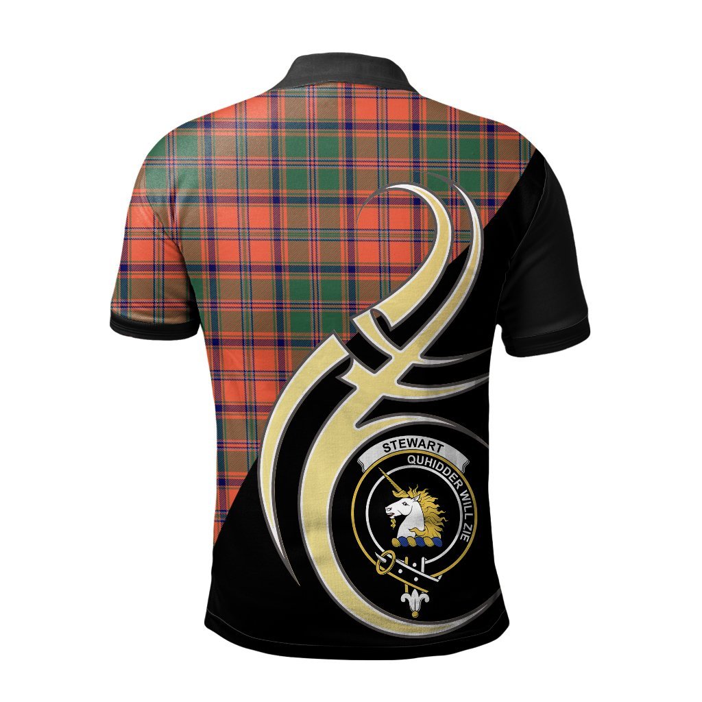 Stewart of Appin Ancient Tartan Polo Shirt - Believe In Me Style