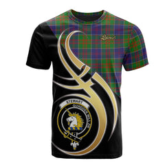 Stewart of Appin Hunting Modern Tartan T-shirt - Believe In Me Style