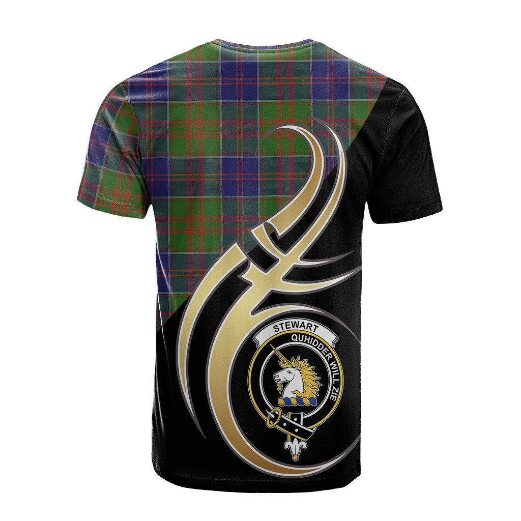 Stewart of Appin Hunting Modern Tartan T-shirt - Believe In Me Style
