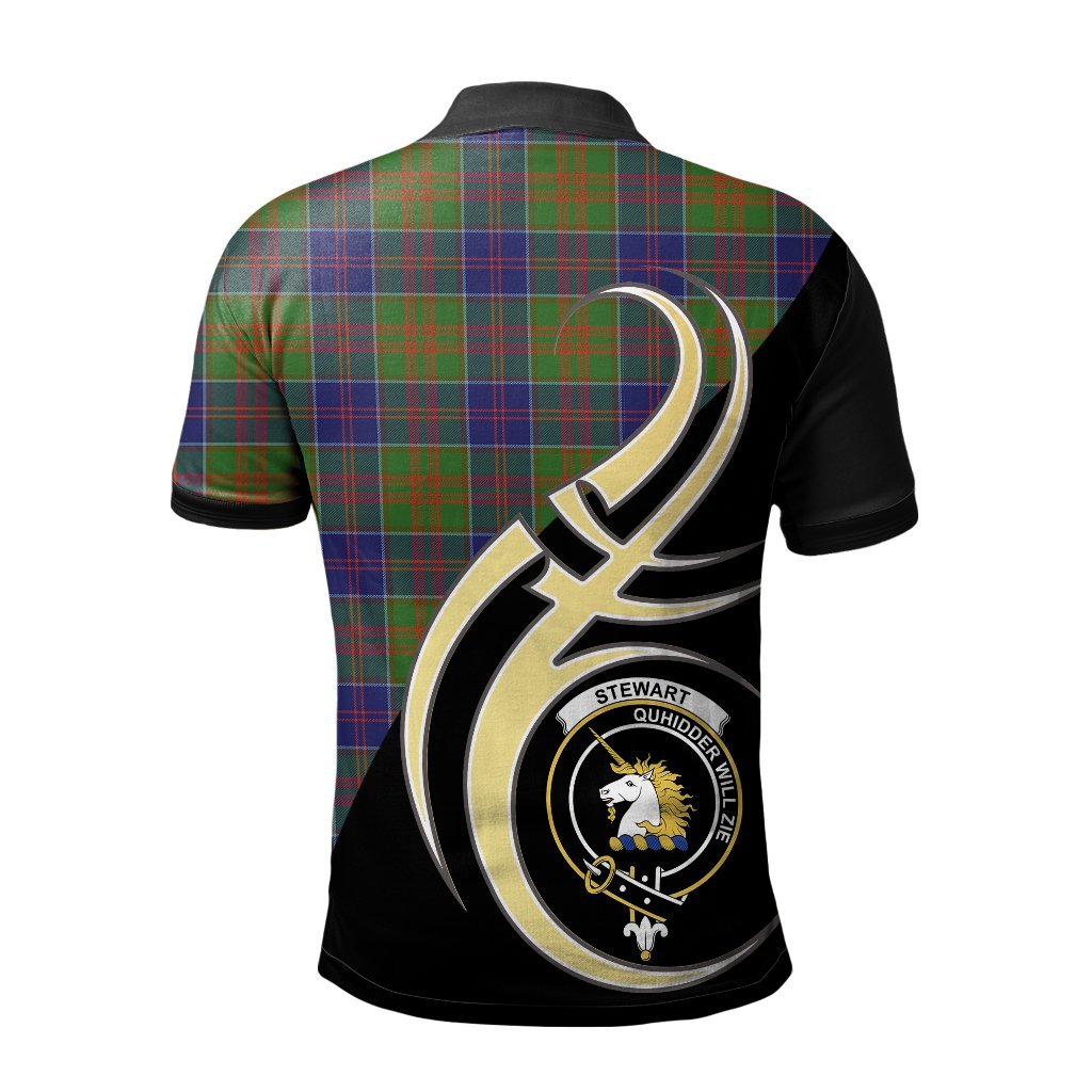 Stewart of Appin Hunting Modern Tartan Polo Shirt - Believe In Me Style
