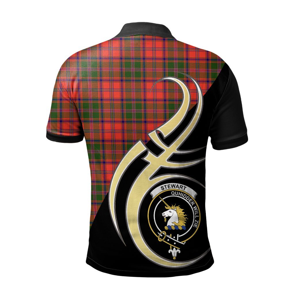 Stewart of Appin Modern Tartan Polo Shirt - Believe In Me Style