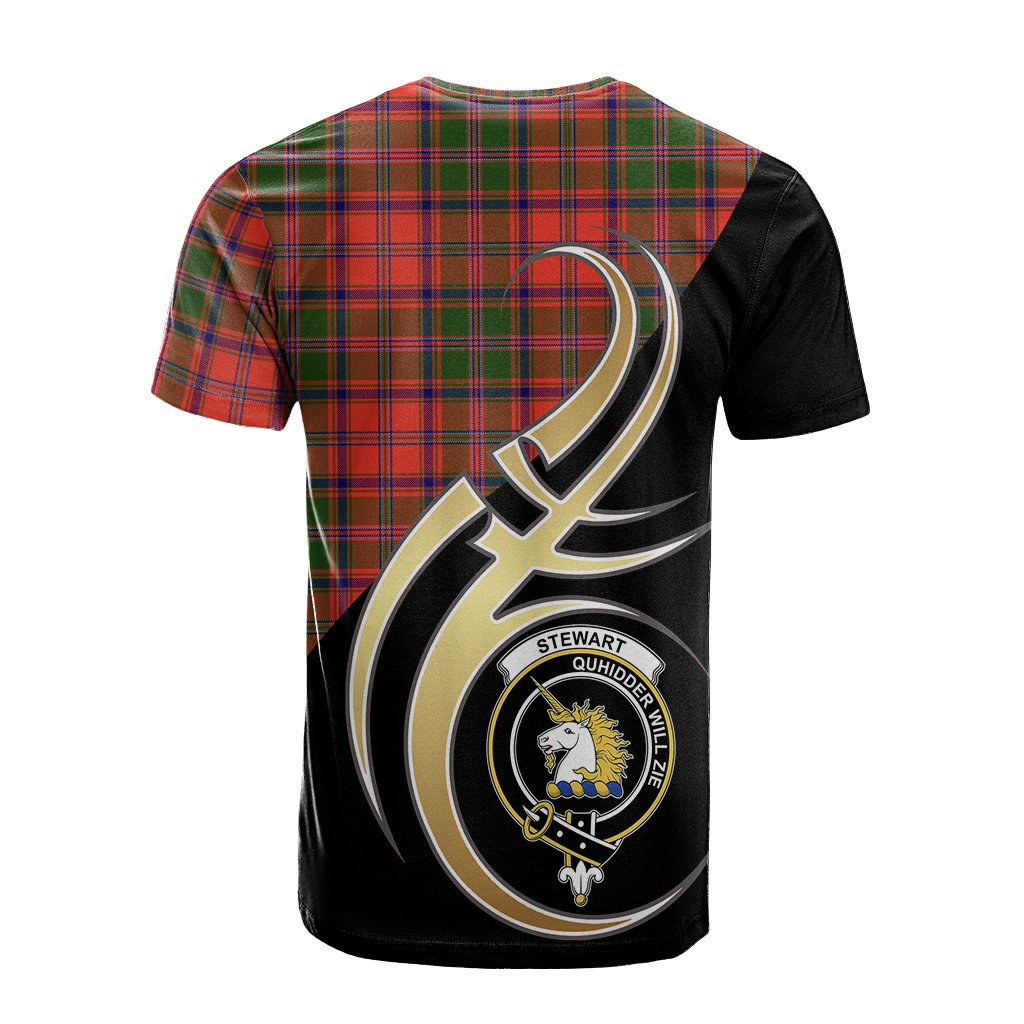 Stewart of Appin Modern Tartan T-shirt - Believe In Me Style