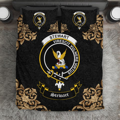 Stewart (High Stewards) Crest Black Bedding Set