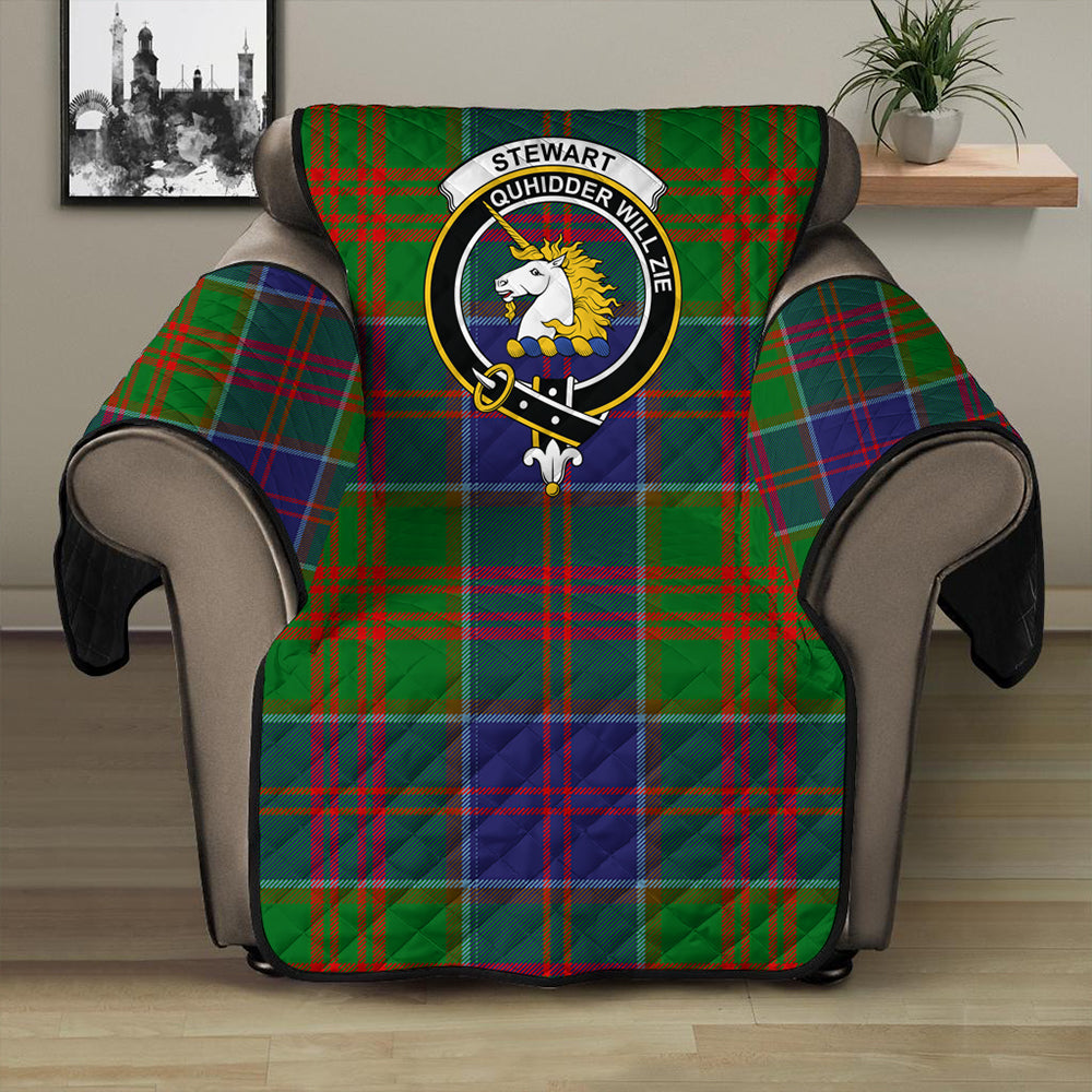 Stewart of Appin Hunting Modern Tartan Crest Sofa Protector