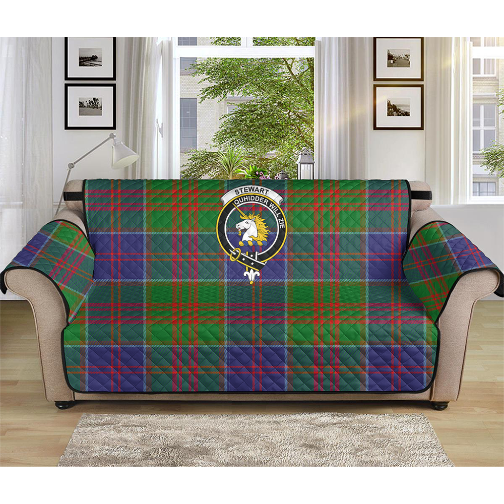 Stewart of Appin Hunting Modern Tartan Crest Sofa Protector