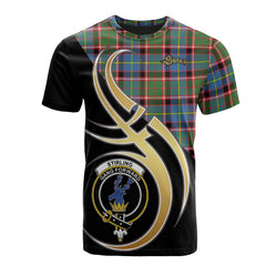 Stirling Bannockburn Tartan T-shirt - Believe In Me Style