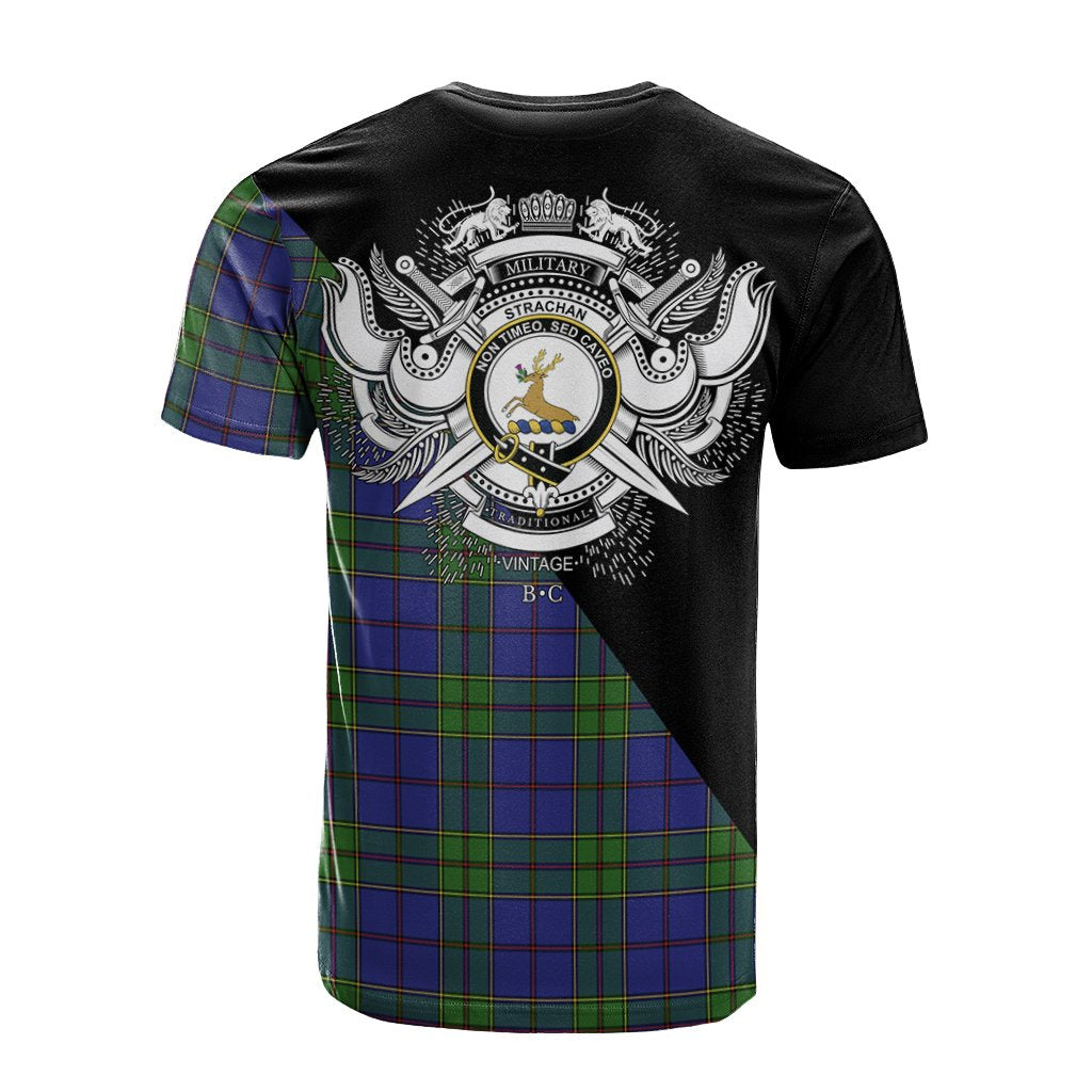 Strachan Tartan - Military T-Shirt