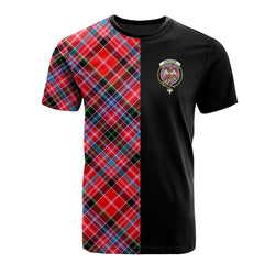 Straiton Tartan T-Shirt Half of Me - Cross Style