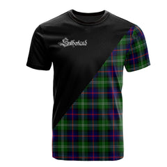 Sutherland Modern Tartan - Military T-Shirt