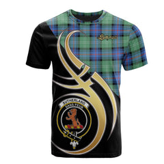 Sutherland Old Ancient Tartan T-shirt - Believe In Me Style
