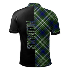 Swinton Tartan Polo Shirt Half of Me - Cross Style