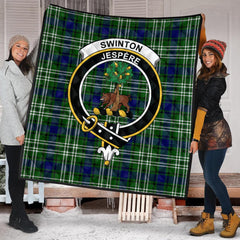 Swinton Tartan Crest Quilt