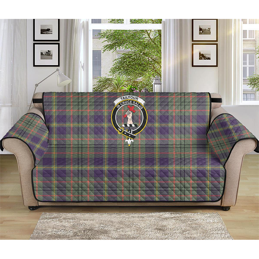 Tailyour Weathered Tartan Crest Sofa Protector