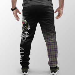 Tailyour Weathered Tartan Crest Jogger Sweatpants - Alba Celtic Style