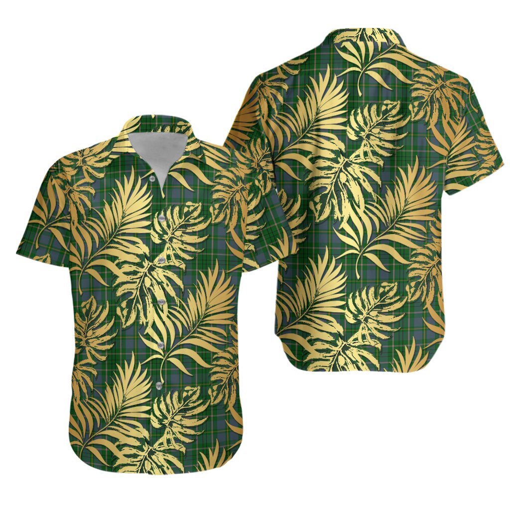 Taylor Tartan Vintage Leaves Hawaiian Shirt