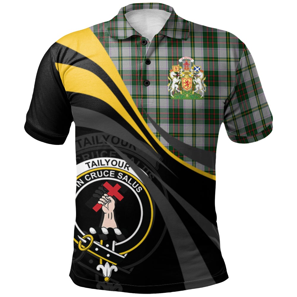 Taylor Dress Tartan Polo Shirt - Royal Coat Of Arms Style