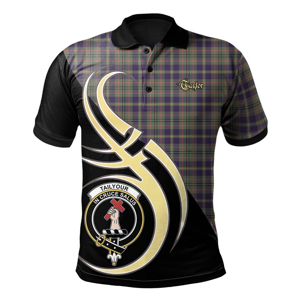 Taylor Weathered Tartan Polo Shirt - Believe In Me Style