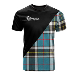 Thompson Tartan - Military T-Shirt