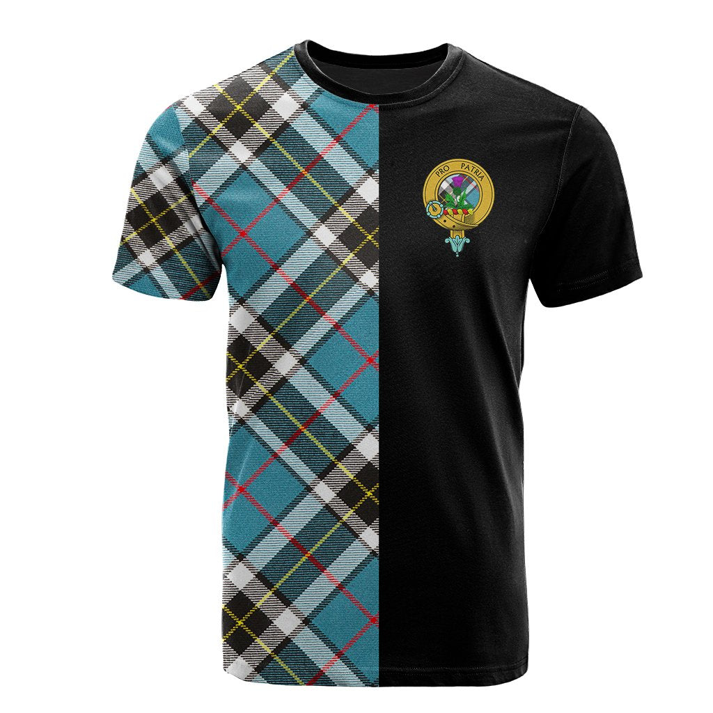 Thomson Tartan T-Shirt Half of Me - Cross Style