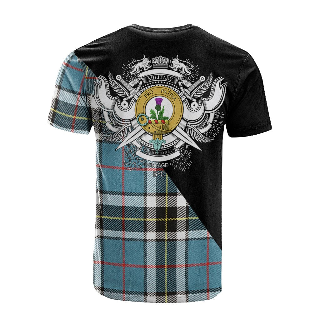 Thompson Tartan - Military T-Shirt