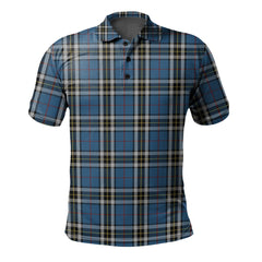 Thomson Dress Blue Tartan Polo Shirt