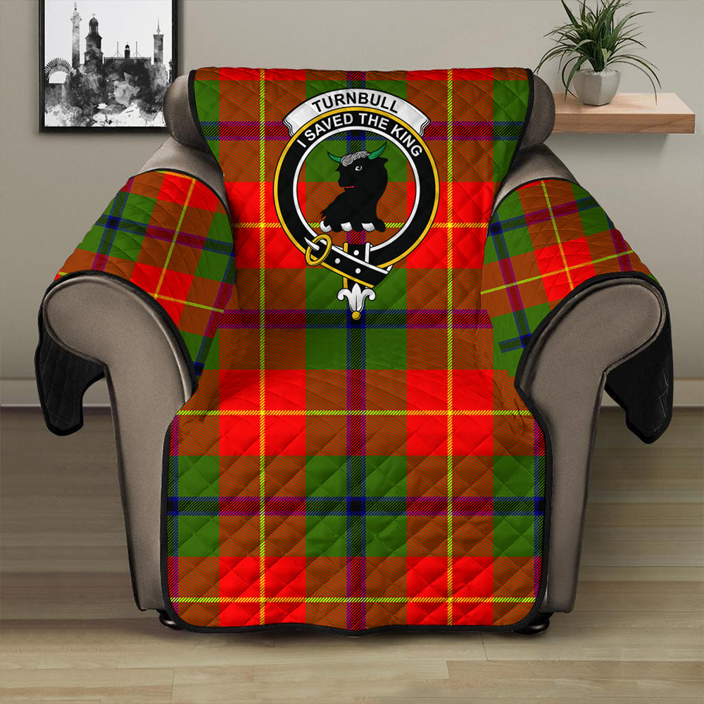 Turnbull Dress Tartan Crest Sofa Protector