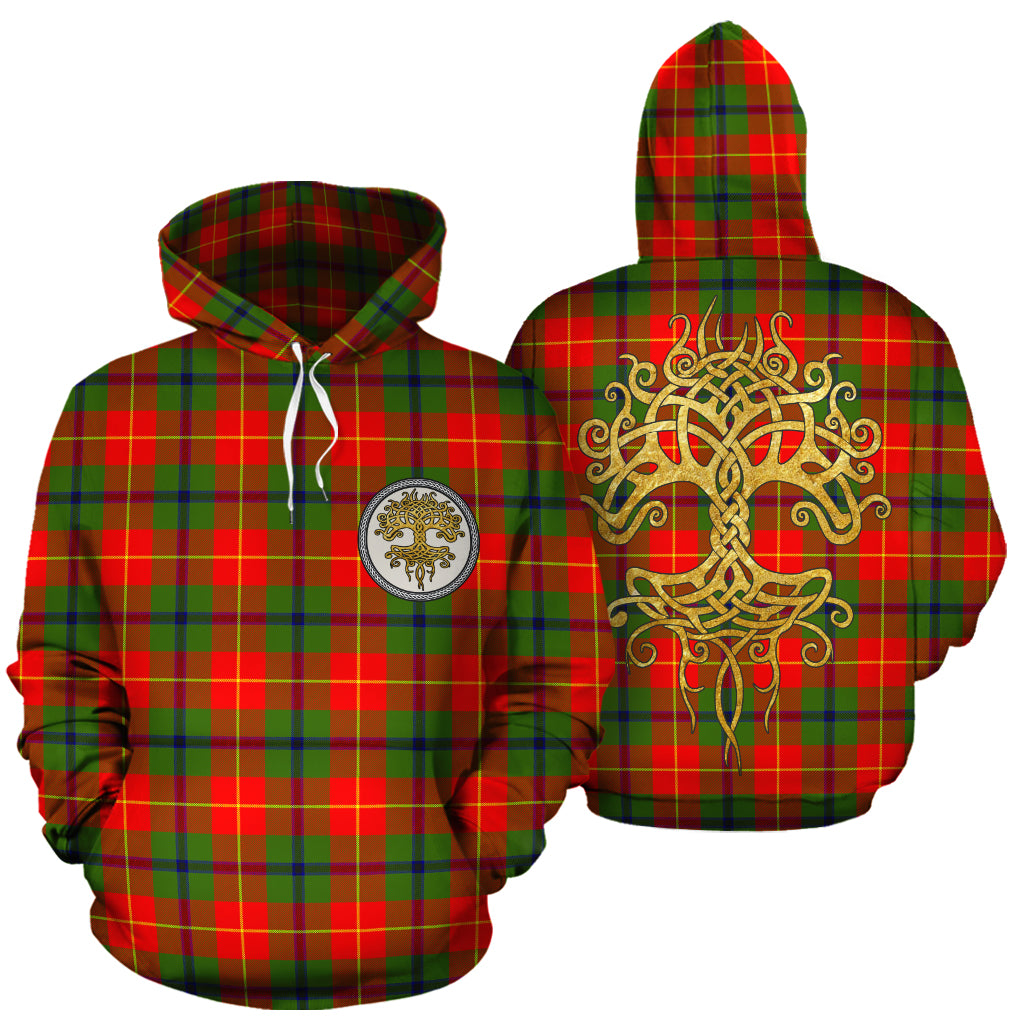 Turnbull Dress Tartan Hoodie - Tree Of Life