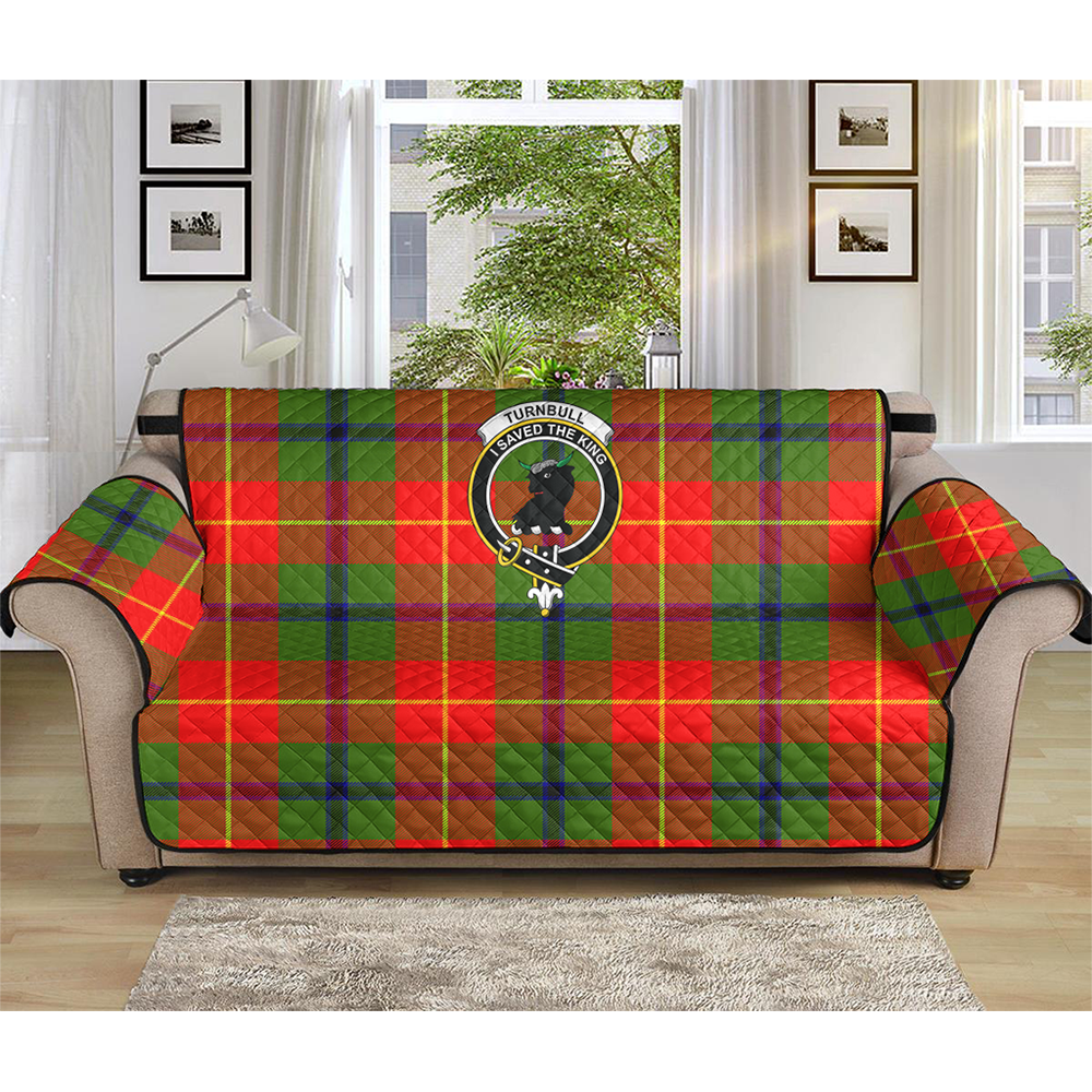 Turnbull Dress Tartan Crest Sofa Protector