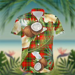 Turnbull Tartan Hawaiian Shirt Hibiscus, Coconut, Parrot, Pineapple - Tropical Garden Shirt