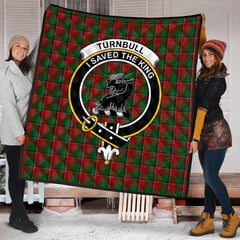 Turnbull Dress Tartan Crest Quilt