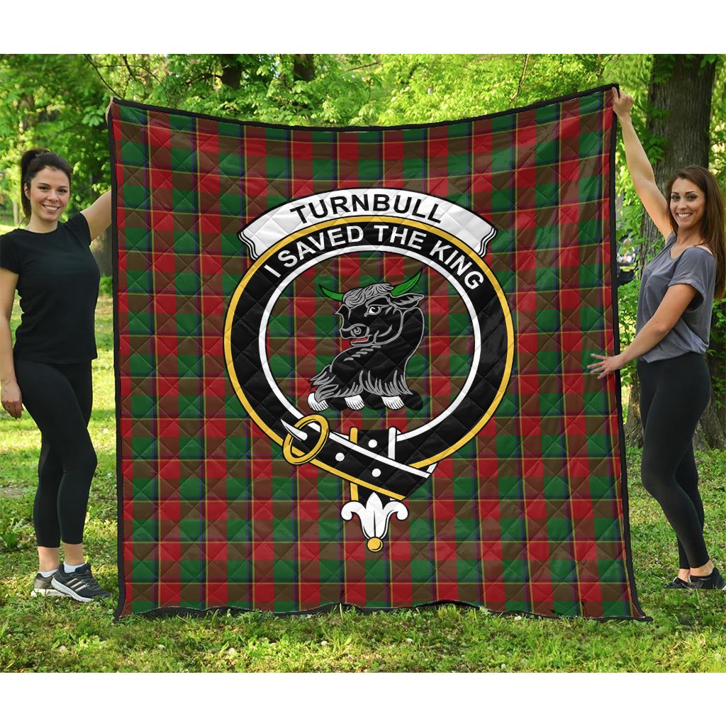 Turnbull Dress Tartan Crest Quilt